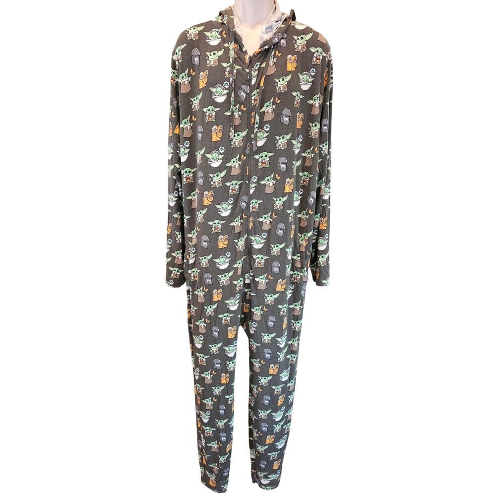 Star wars XL / 2XL pant romper pajamas w/ pockets lounge full zip comfy comicon
